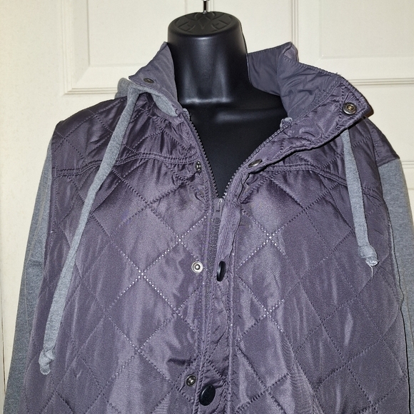 Black jack jacket raglan sleeves size large - Picture 2 of 5